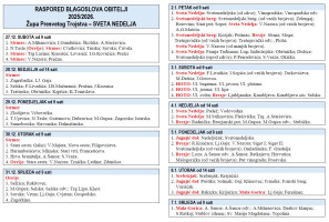 raspored blagoslova 2025 str1